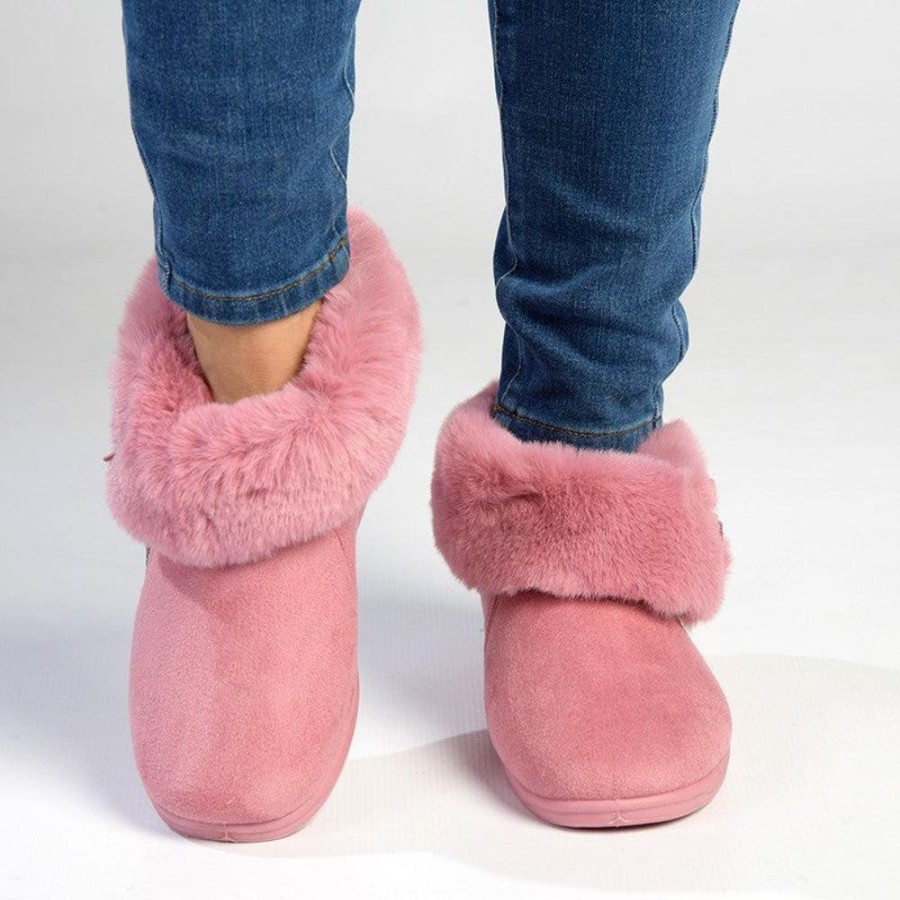 Slippers & Flats Hush Puppy | Hush Puppy Sharon Slippers Dusty Pink