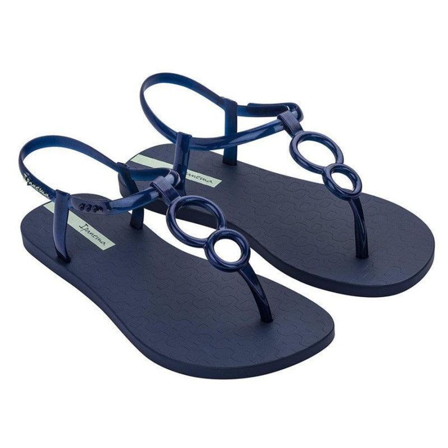 Slippers & Flats Ipanema | Ipanema Eden Modern Thong Sandals Blue