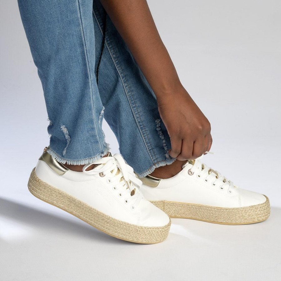 Sneakers Pierre Cardin | Pierre Cardin Bijou 1 Espadrille Sneaker White