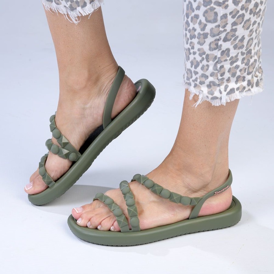 Sandals Ipanema | Ipanema Tia Ladies Sling Back Sandals Green