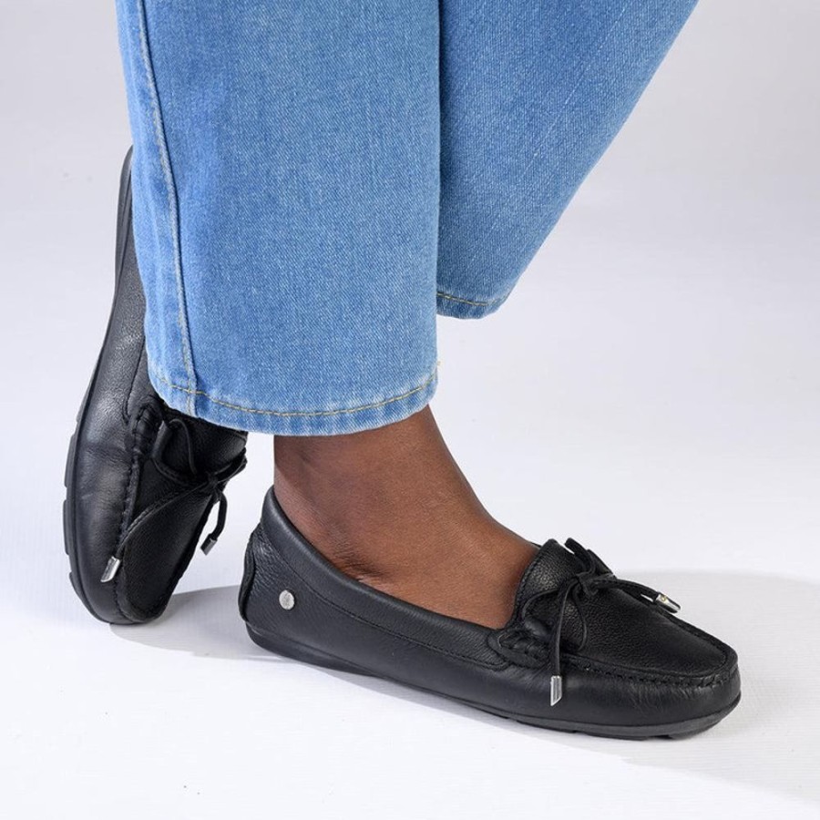 Brogues Hush Puppy | Hush Puppy Tailor Leather Moccasin Loafer Black