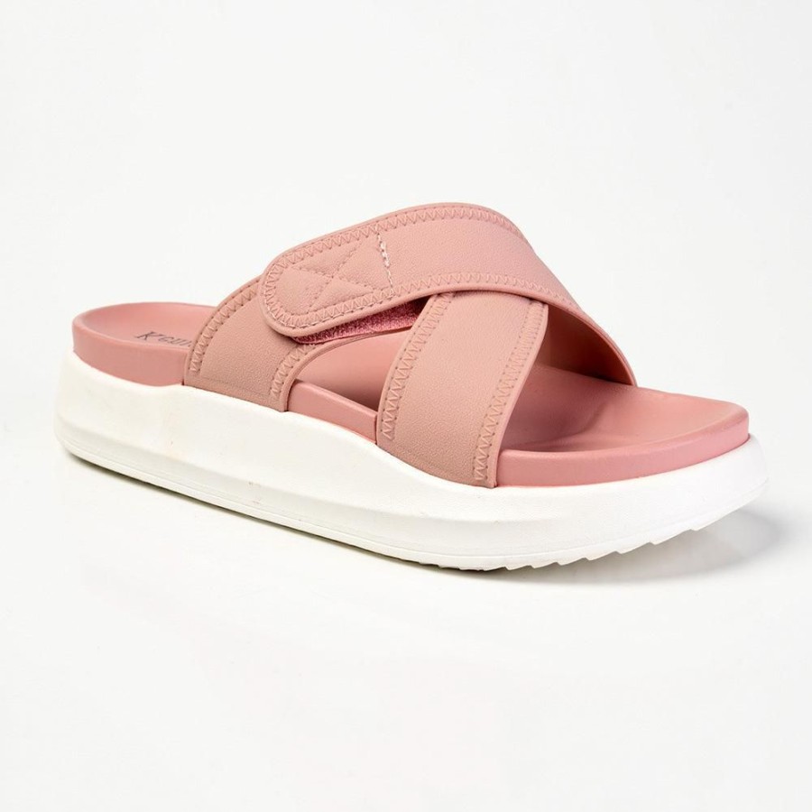 Sandals Alessio | Alessio Tari Cross Strap Comfort Sandal Pink