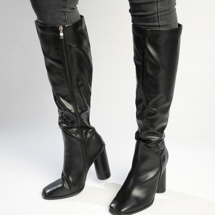 Boots Madison Heart of New York | Madison Gilly Long Boots Black