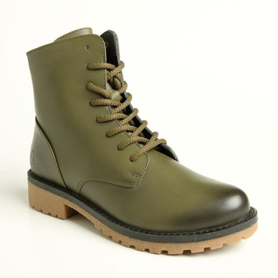 Boots Hush Puppy | Hush Puppy Marteni Ll Leather Boot Olive