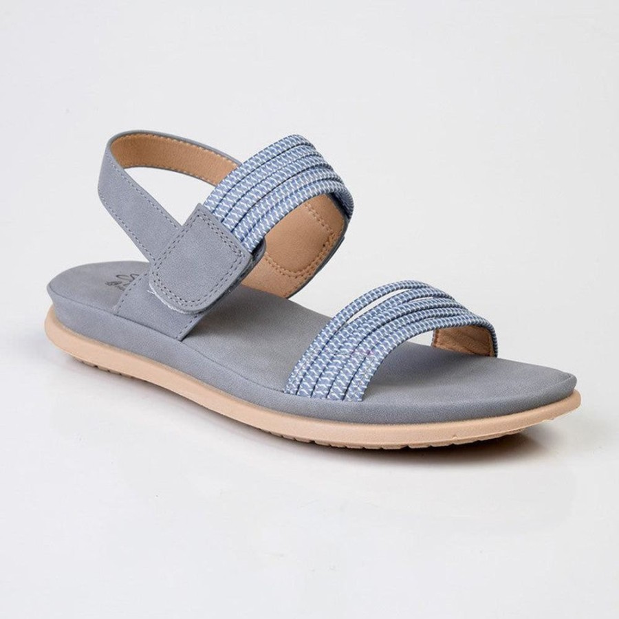 Sandals Soft Style by Hush Puppy | Soft Style By Hush Puppies Irene Strap Sandals Dusty Blue