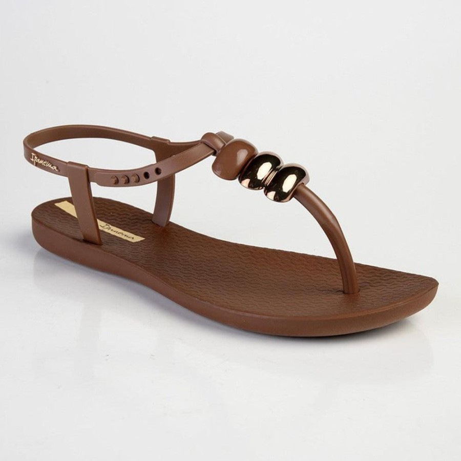 Slippers & Flats Ipanema | Ipanema Rumi Ladies Thong Sandals Brown