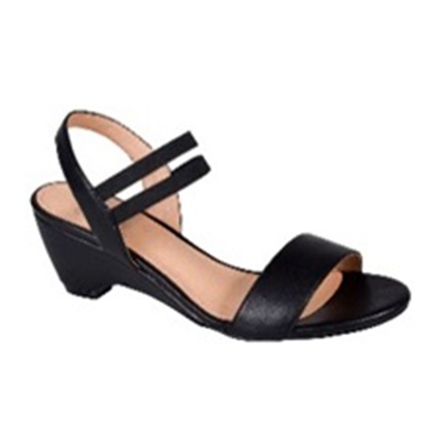 Wedges Soft Style by Hush Puppy | Soft Style By Hush Puppies Stefanie Sandal Black