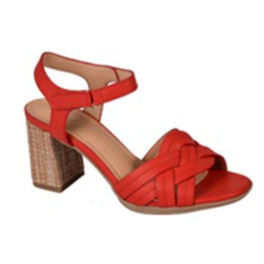 Sandals Soft Style by Hush Puppy | Soft Style By Hush Puppies Quasar Strappy Heel Sandals Red