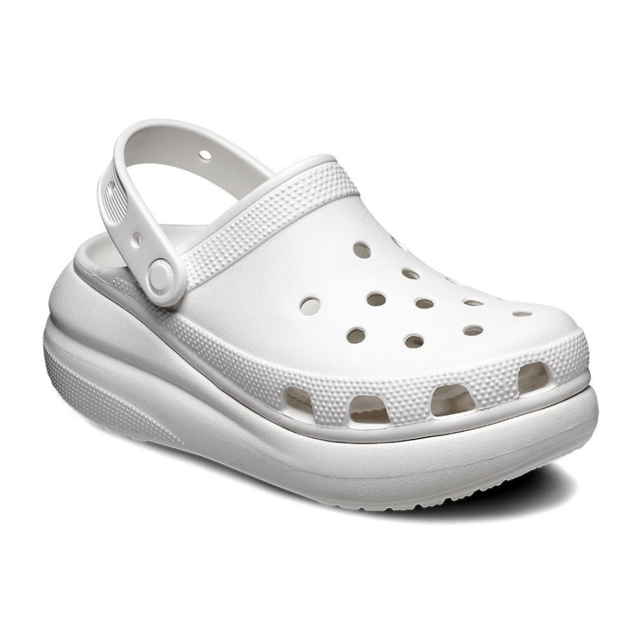 Slippers & Flats Crocs | Crocs Classic Crush Clog White