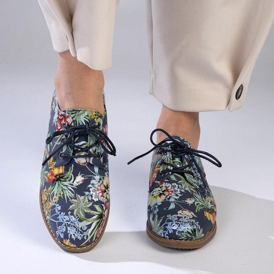 Brogues Soft Style by Hush Puppy | Soft Style By Hush Puppy Tyler Floral Navy