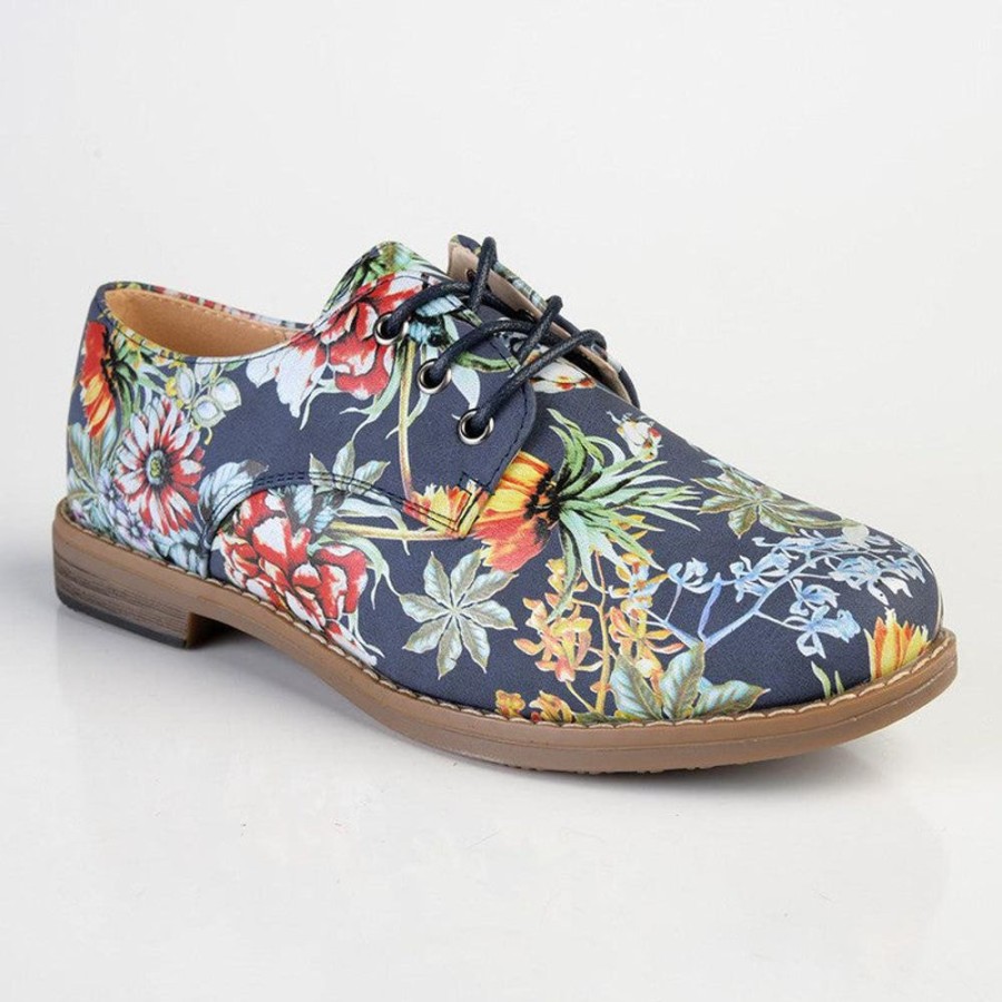 Brogues Soft Style by Hush Puppy | Soft Style By Hush Puppy Tyler Floral Navy