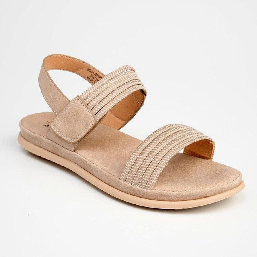 Sandals Soft Style by Hush Puppy | Soft Style By Hush Puppies Irene Strap Sandals Taupe