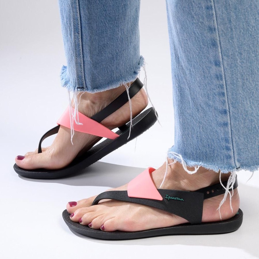 Sandals Ipanema | Ipanema Mia Basic Thong Sandals Black/Pink