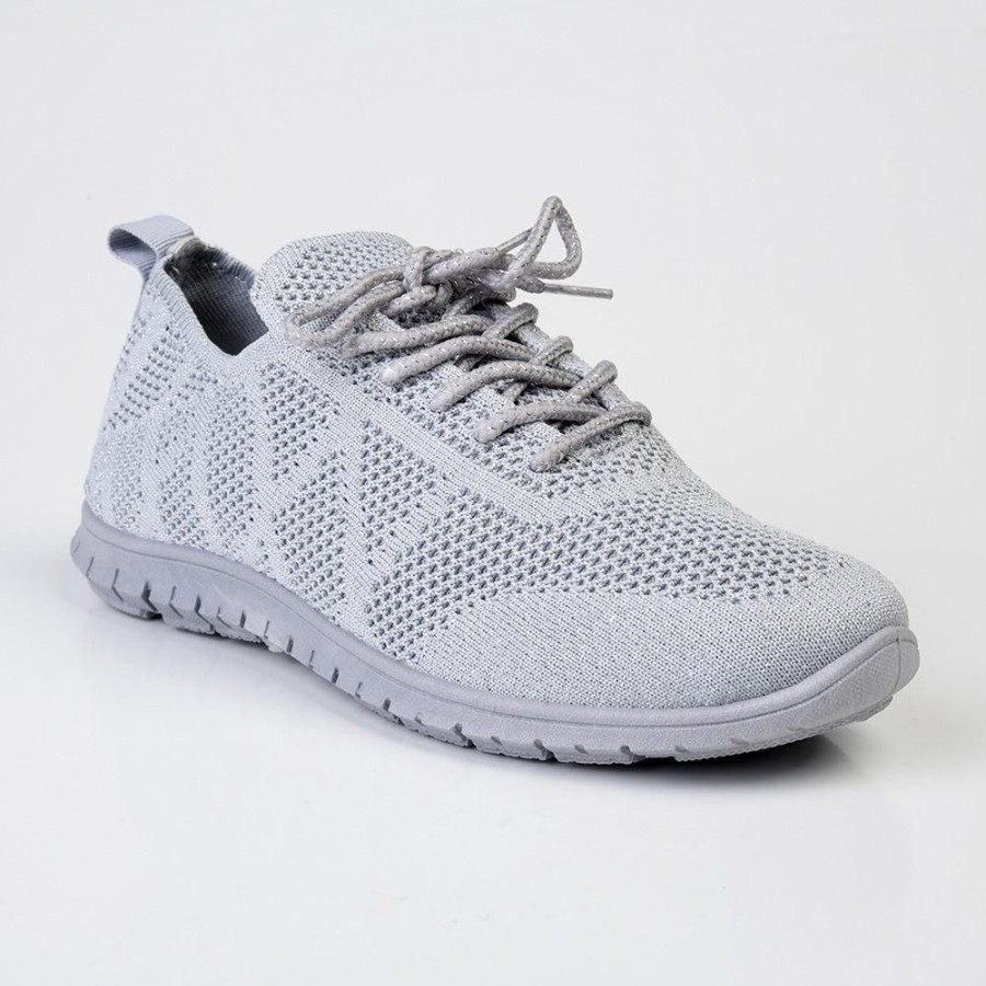 Sneakers Soft Style by Hush Puppy | Soft Style By Hush Puppy Nantai Lurex Sneaker Grey