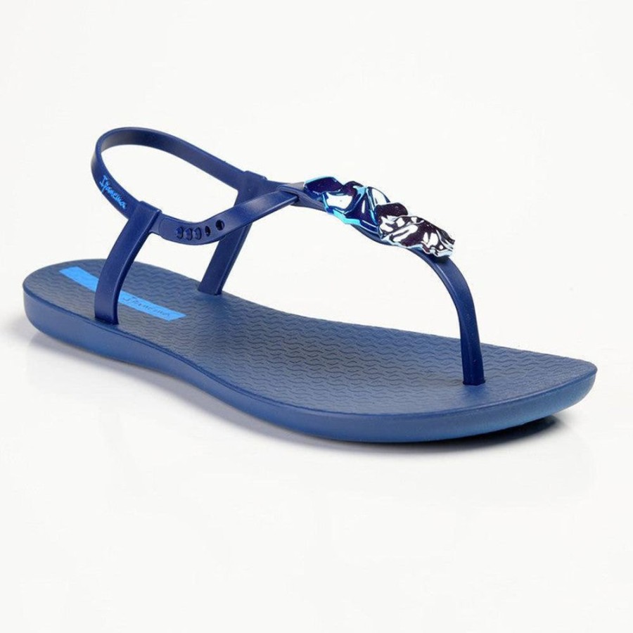 Slippers & Flats Ipanema | Ipanema Abby Glam Thong Sandals Blue