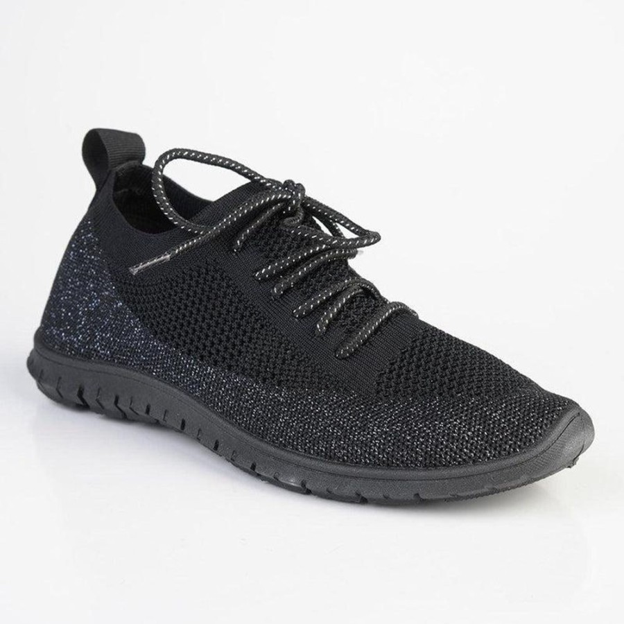 Sneakers Soft Style by Hush Puppy | Soft Style By Hush Puppy Nansen Lurex Sneaker Black