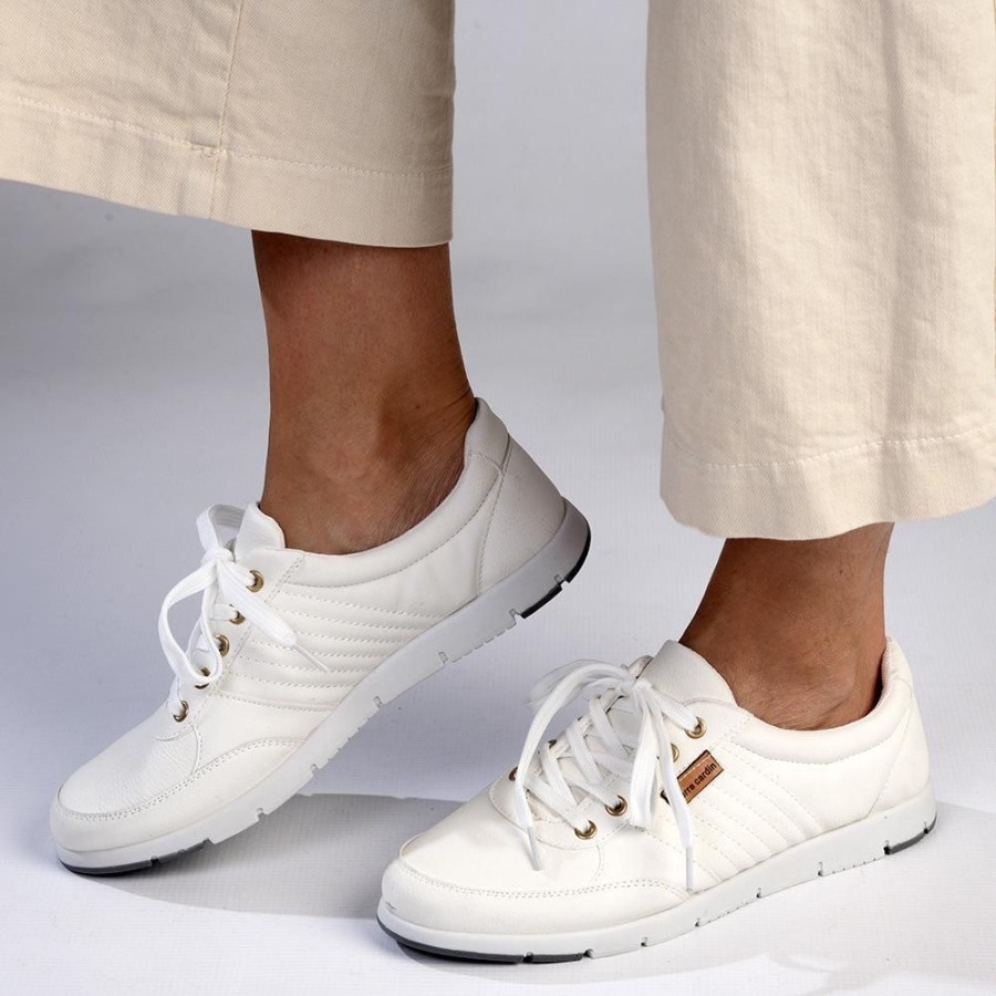 Sneakers Pierre Cardin | Pierre Cardin Lace Up Formal Sneaker White