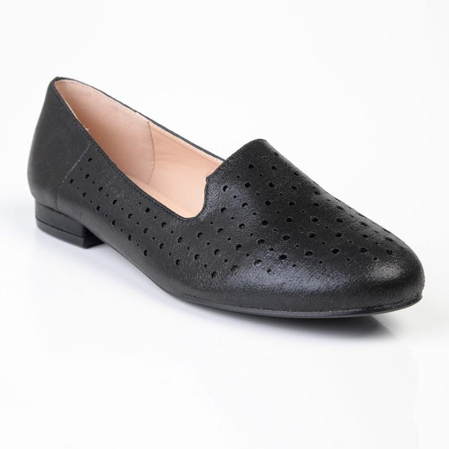 Brogues Soft Style by Hush Puppy | Soft Style By Hush Puppy Alda Metallic Loafer Black