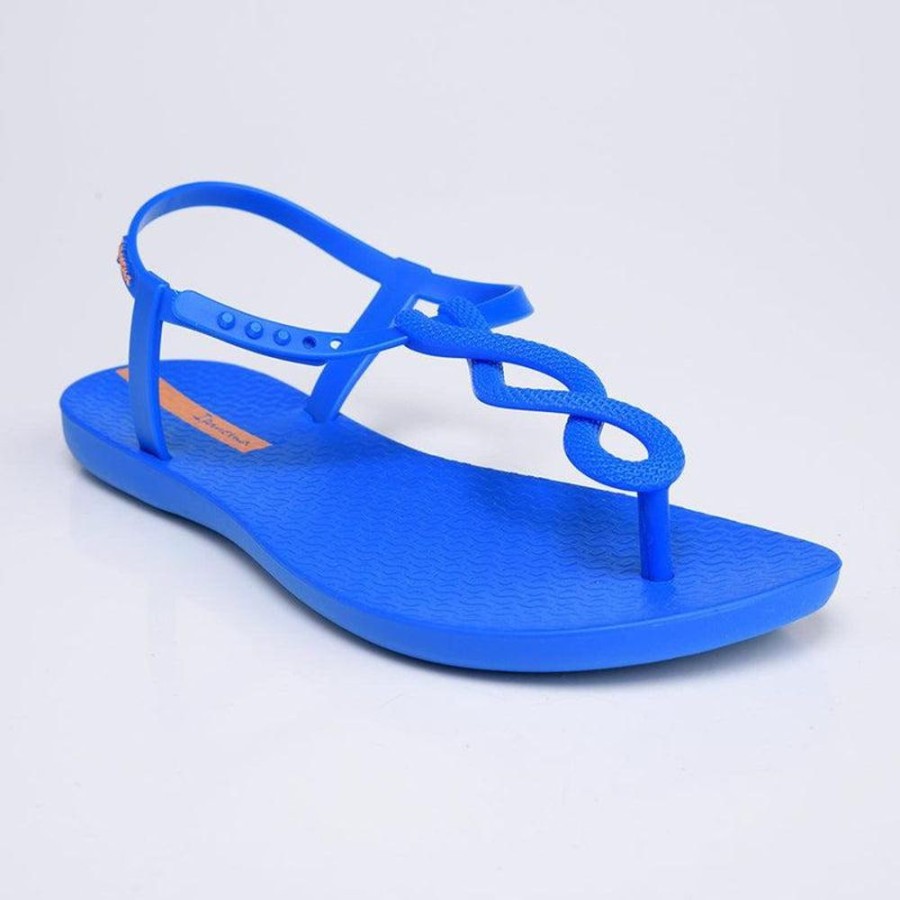 Slippers & Flats Ipanema | Ipanema Gigi Modern Braided Thong Sandals Blue