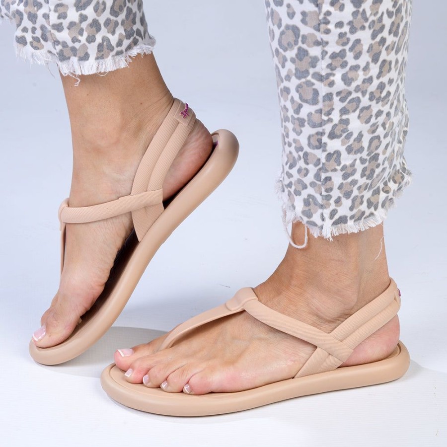 Sandals Ipanema | Ipanema Gia Glam Thong Sandals -Beige / Pink Product Share --