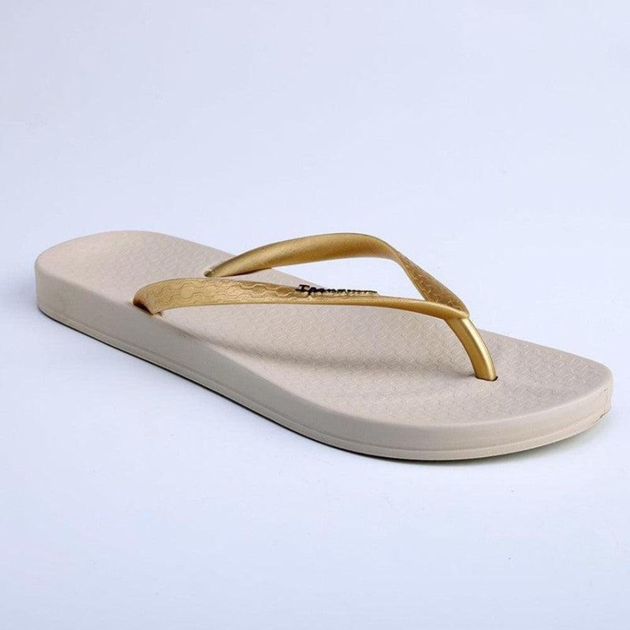 Slippers & Flats Ipanema | Ipanema Thong Sandals Beige/Gold