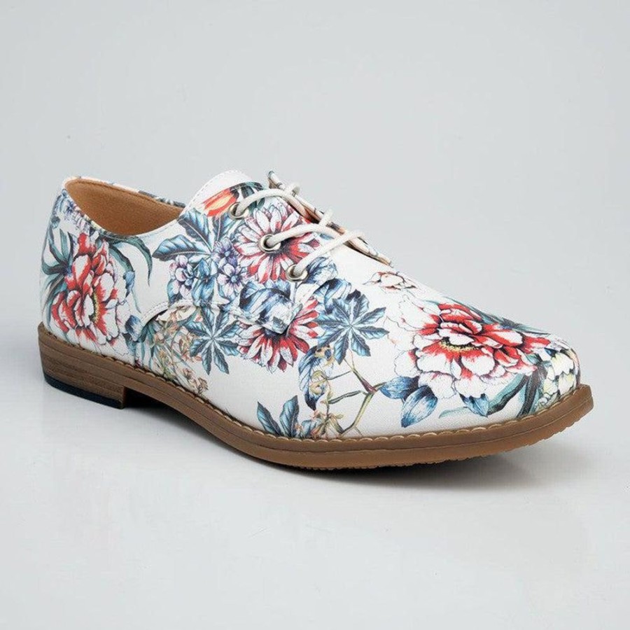 Brogues Soft Style by Hush Puppy | Soft Style By Hush Puppy Tyler Floral White