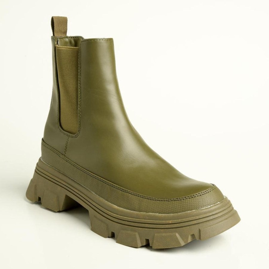 Boots Alessio | Alessio Rochel Chunky Fashion Boot Olive