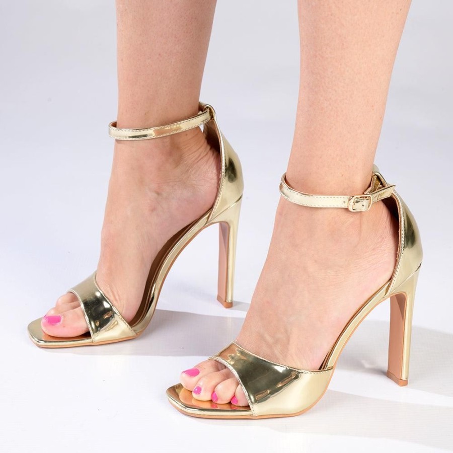 Sandals Madison Heart of New York | Madison Avis Classic Sandal Gold