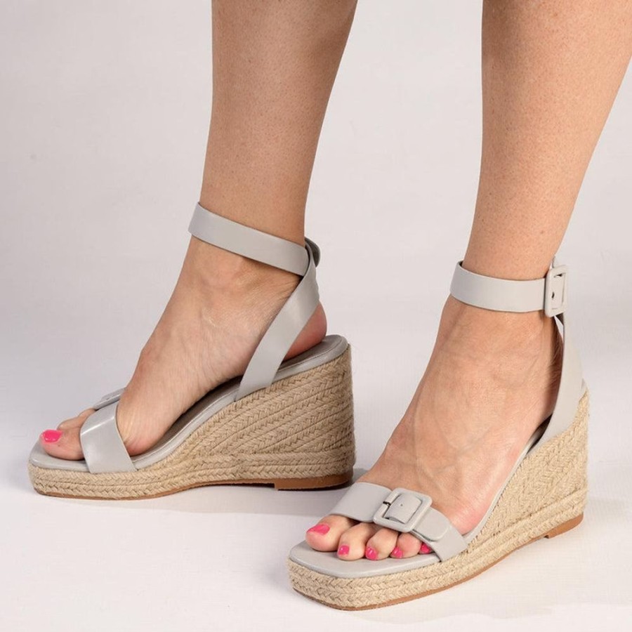 Espadrilles Madison Heart of New York | Madison Annabella Espadrille Wedge Grey