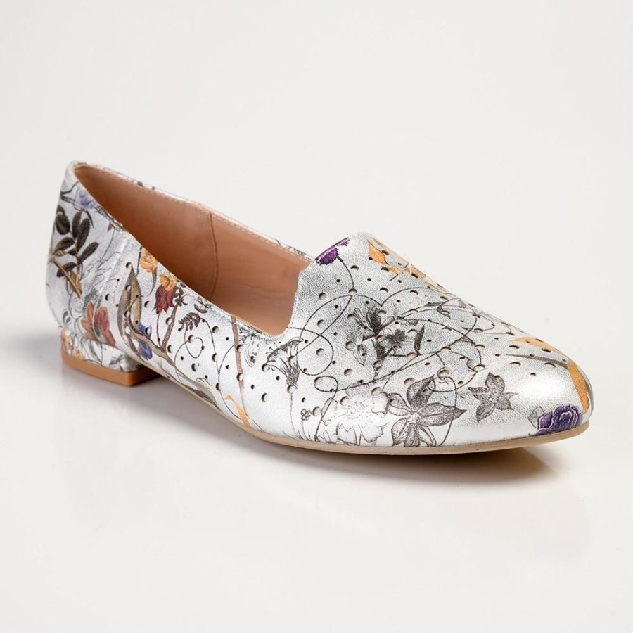 Brogues Soft Style by Hush Puppy | Soft Style By Hush Puppy Alda Metallic Loafer Pearl