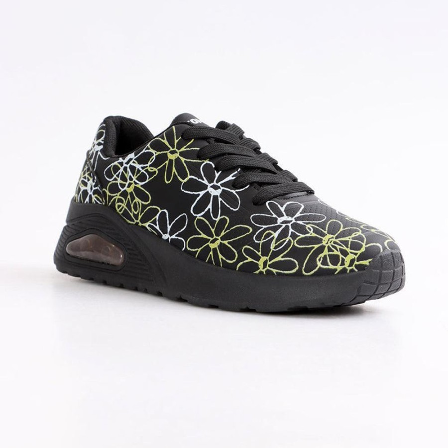 Sneakers TOM TOM | Tom Tom Rally 3 Floral Sneaker Black Multi