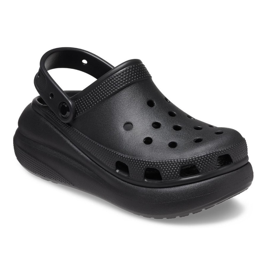 Slippers & Flats Crocs | Crocs Classic Crush Clog Black