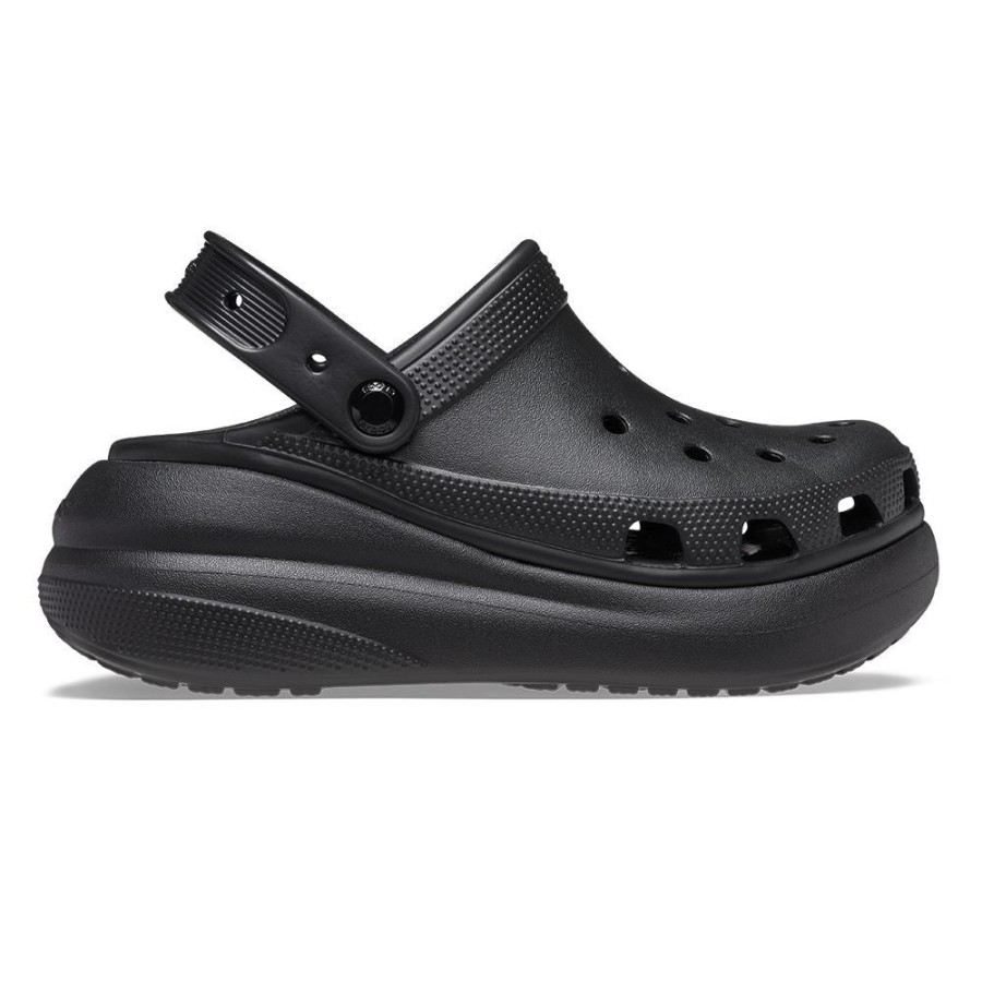 Slippers & Flats Crocs | Crocs Classic Crush Clog Black