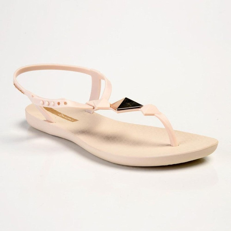 Sandals Ipanema | Ipanema Diamond Glam Thong Sandals Beige