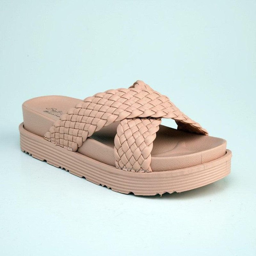 Slippers & Flats Soft style by Hush Puppy | Soft Style By Hush Puppy Shanti Weaved Sandals Dusty Pink