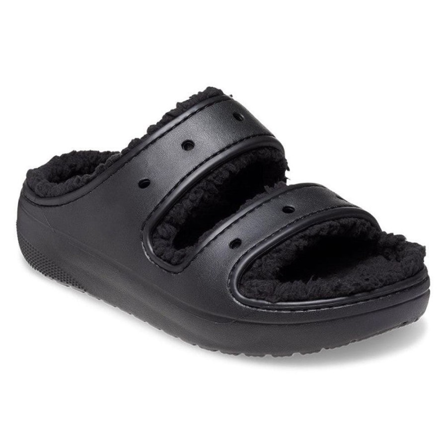 Slippers & Flats Crocs | Crocs Classic Cozzzy Sandal Black