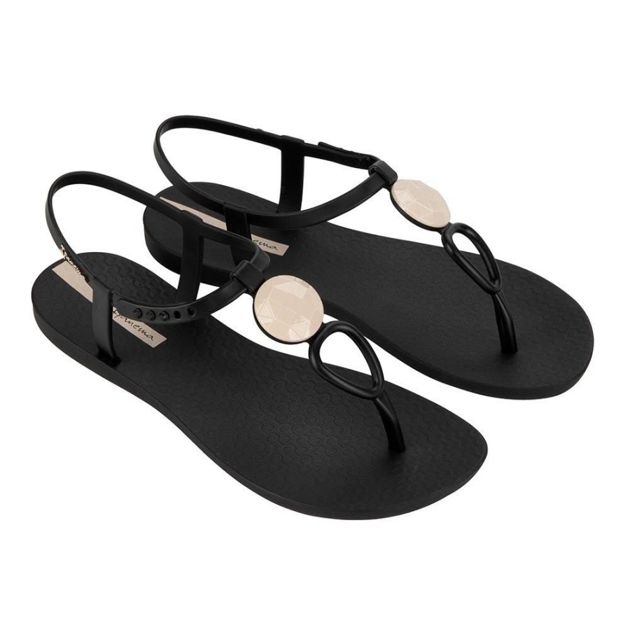 Sandals Ipanema | Ipanema Medallion Thong Sandals Black