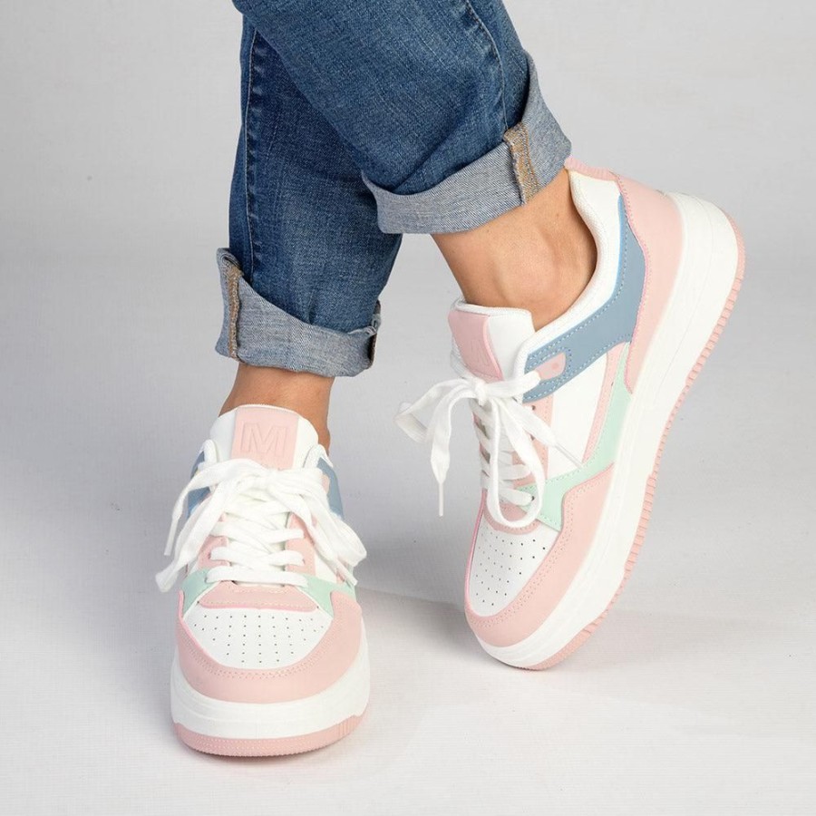 Sneakers Madison Heart of New York | Madison Tilly Fashion Sneaker White Multi