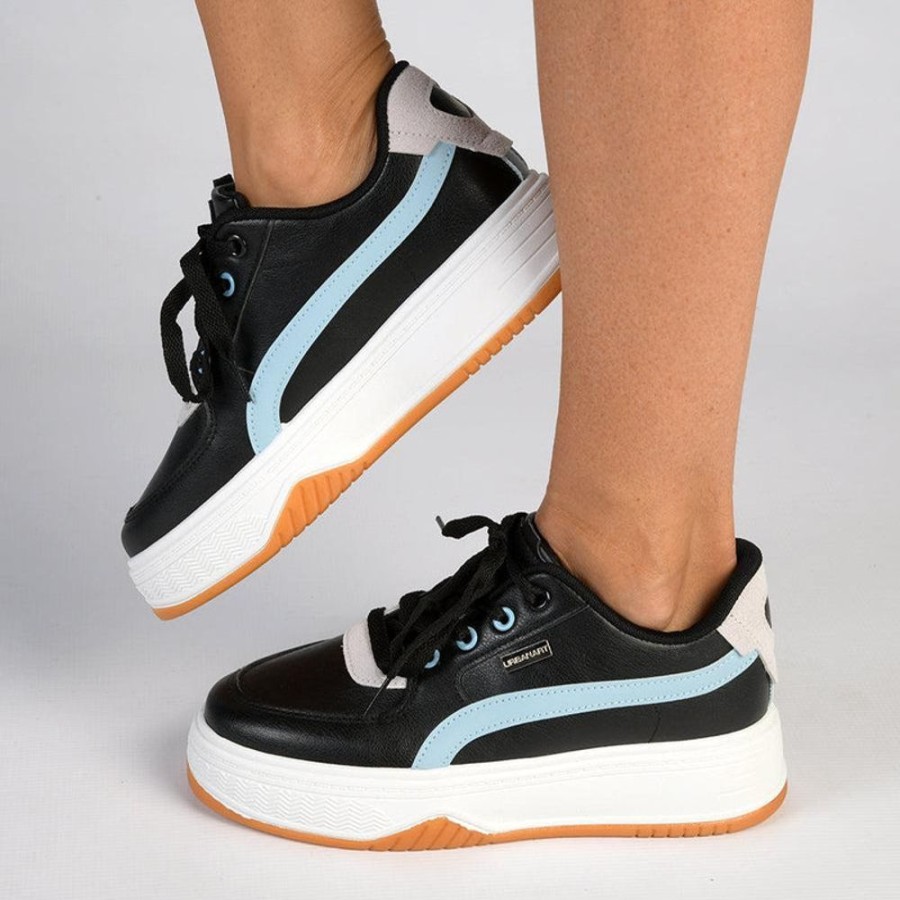 Sneakers Urban Art | Urban Art Kirby Ladies Sneaker Black