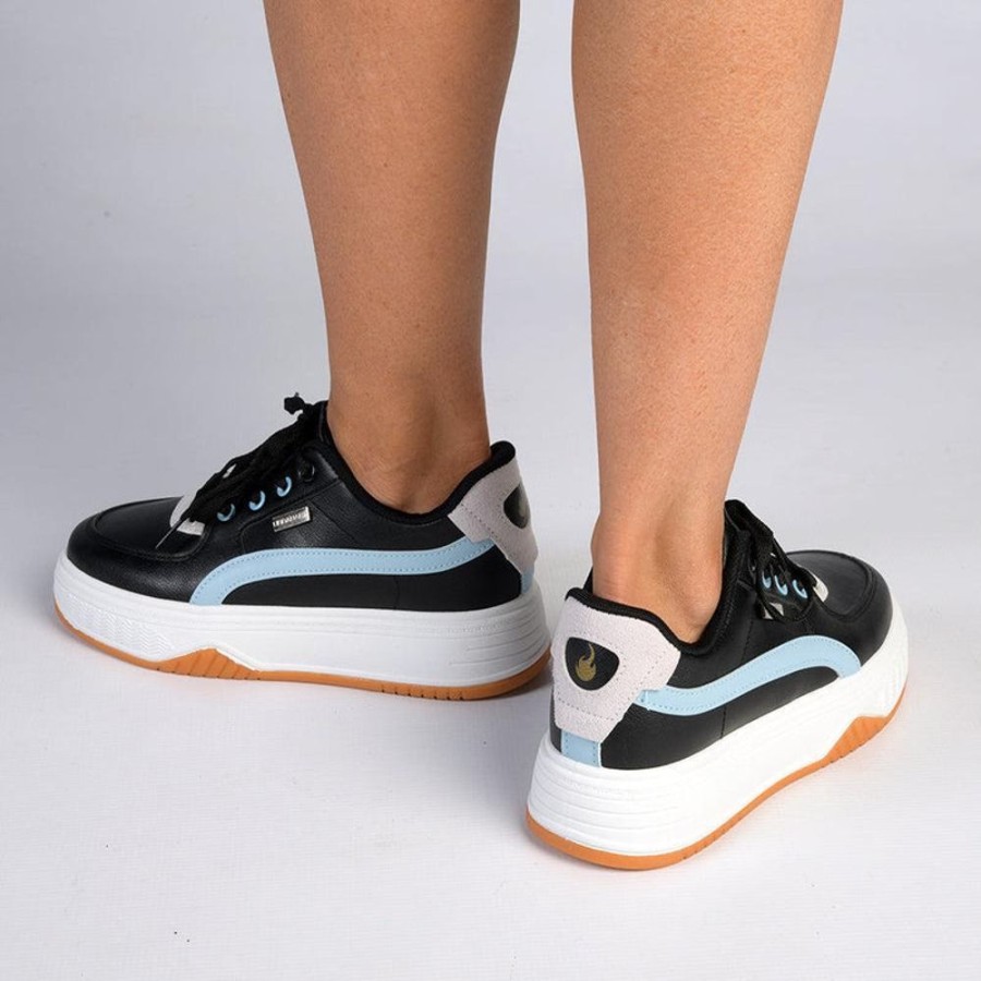 Sneakers Urban Art | Urban Art Kirby Ladies Sneaker Black