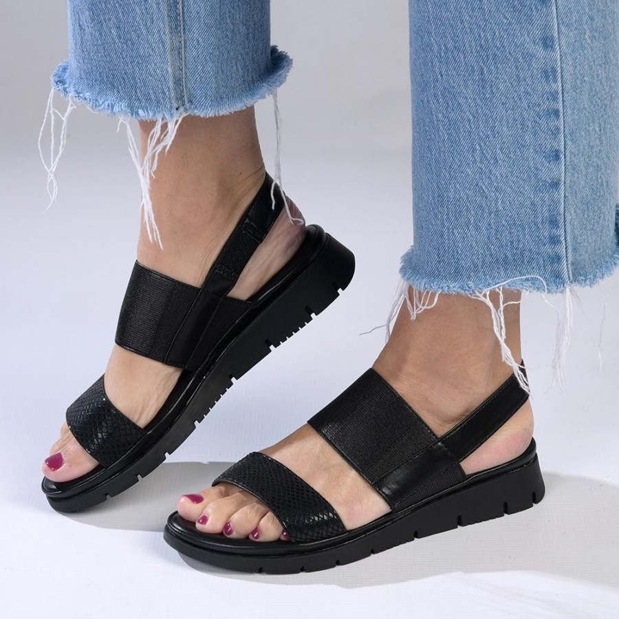 Sandals Soft Style by Hush Puppy | Soft Style By Hush Puppies Tegan Wedge Sandal Black