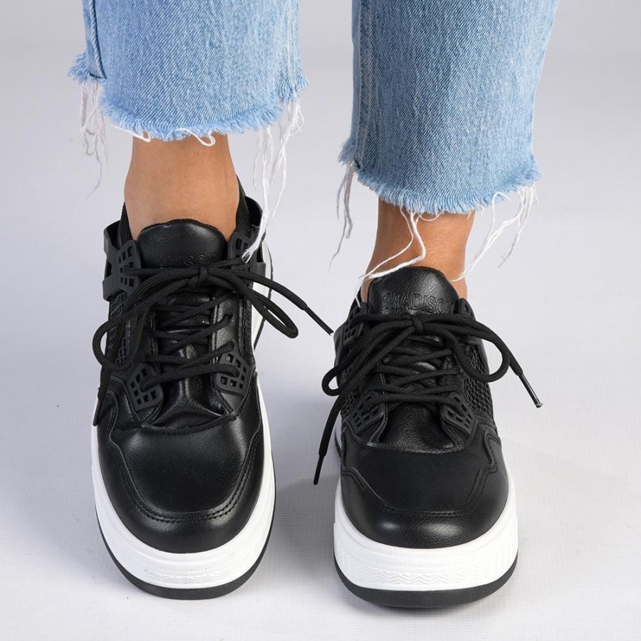 Sneakers Madison Heart of New York | Madison Sally Platform Sneaker Black