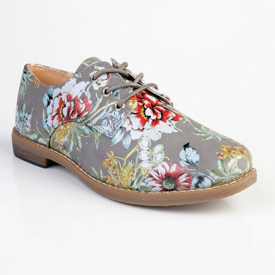 Brogues Soft Style by Hush Puppy | Soft Style By Hush Puppy Tyler Floral Grey