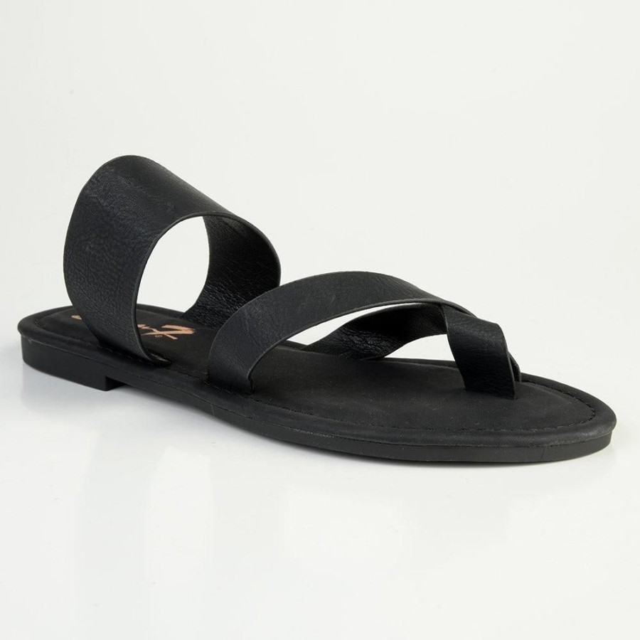 Sandals Seven7 | Maldives Ladies Mule Sandal Black