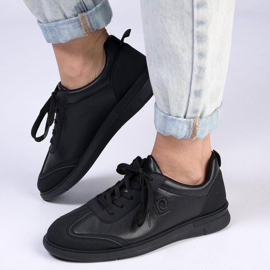 Sneakers Pierre Cardin | Pierre Cardin Ladies Fashion Sneaker Black