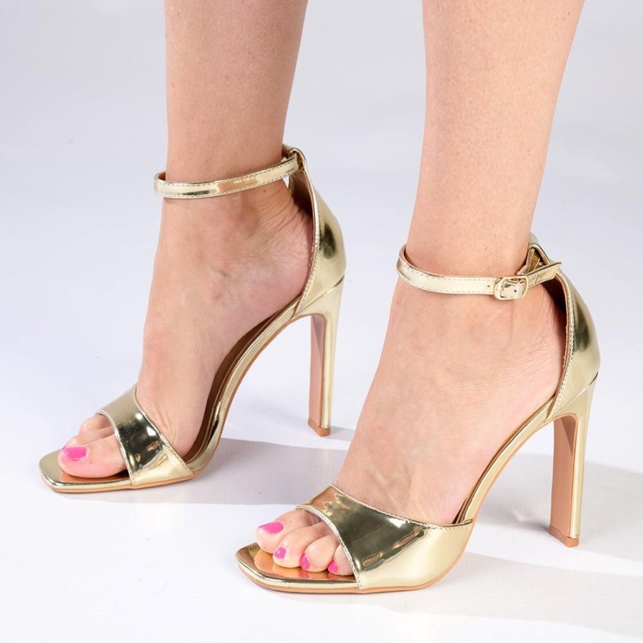 Heels Madison Heart of New York | Madison Avis Classic Sandal Gold