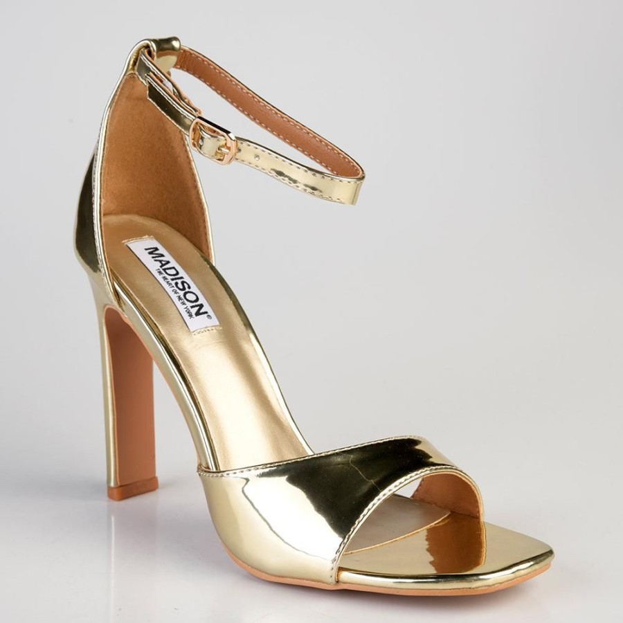 Heels Madison Heart of New York | Madison Avis Classic Sandal Gold