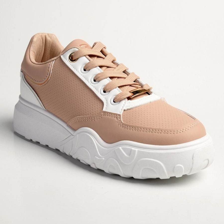 Sneakers TOM TOM | Tomtom Ladies Hi-Top Sneaker Nude/Rose Gold