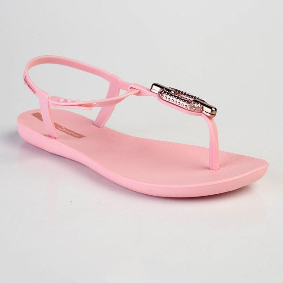 Slippers & Flats Ipanema | Ipanema May Chain Link Thong Sandals Pink