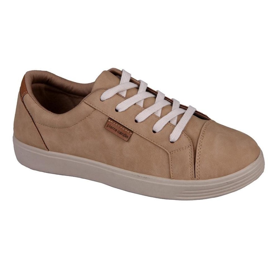 Sneakers Pierre Cardin | Pierre Cardin Dijon 1 Casual Sneaker Dark Beige